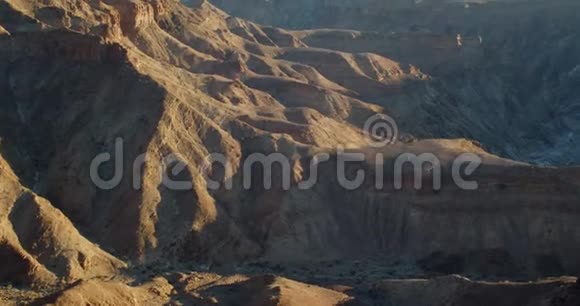 纳米比亚鱼河峡谷地形惊人风景优美4k视频的预览图