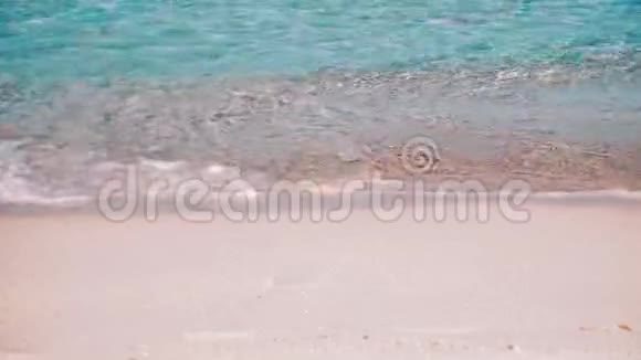 巴利阿里群岛森林透明海浪视频的预览图