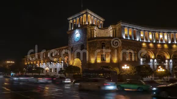 亚美尼亚耶尔文市市中心广场视频的预览图