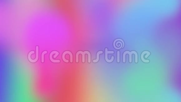 彩色污渍在模糊的抽象背景平滑的过渡颜色梯度视频的预览图