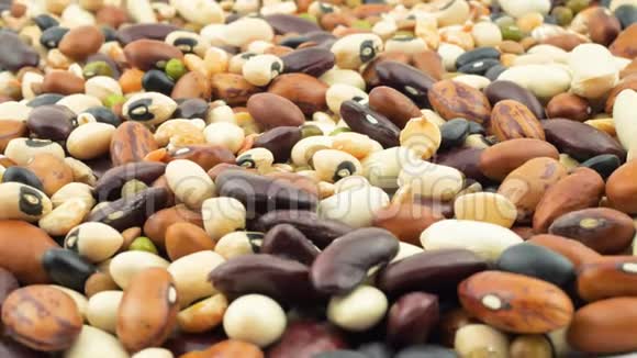 比恩高蛋白可食用豆类准备烹饪特写选择性聚焦健康蛋白质食品视频的预览图