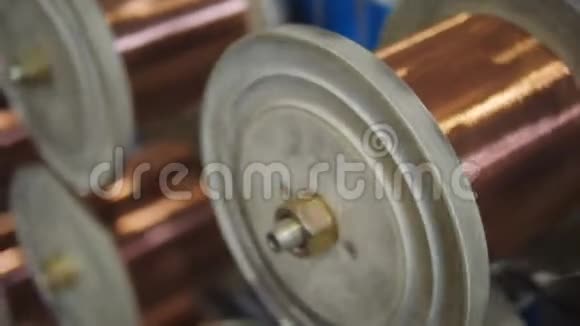 铜卷线制作工艺收口电力电缆生产厂视频的预览图
