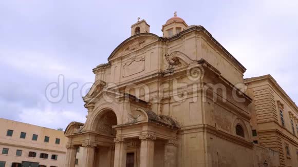 马耳他瓦莱塔意大利圣凯瑟琳教堂视频的预览图