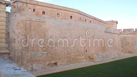 Mdina城市景观马耳他前首都视频的预览图