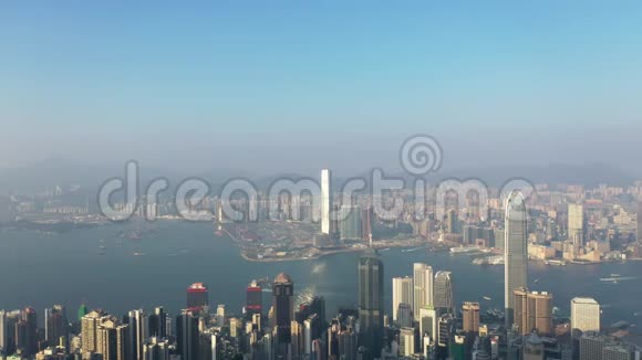 2019年10月13香港日间公路俯视图视频的预览图