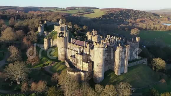 英国西苏塞克斯英格兰阿伦德尔的阿伦德尔城堡视频的预览图