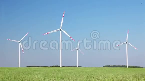 风电场生态技术能源背景视频的预览图