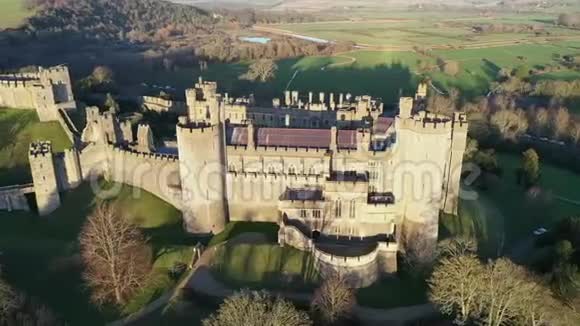英国西苏塞克斯英格兰阿伦德尔的阿伦德尔城堡视频的预览图
