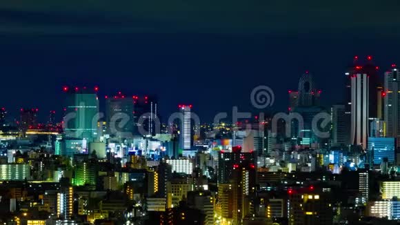 东京大角广景的黎明时分视频的预览图