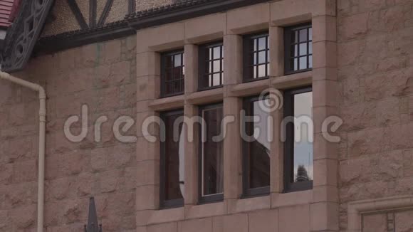石墙窗户苏格兰玛洛奇庄园视频的预览图