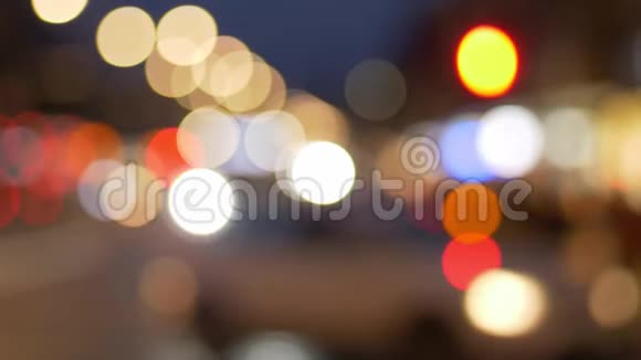 爱丁堡的城市灯火美丽的背景视频的预览图