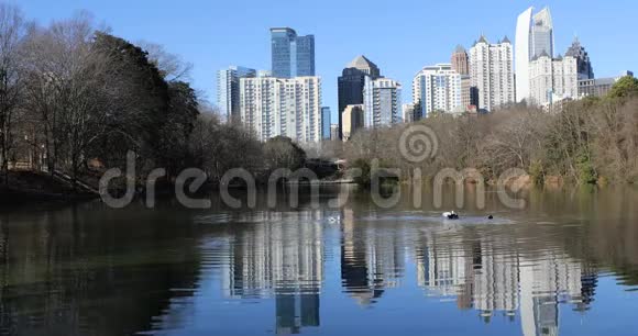 佐治亚州亚特兰大市的城市景观视频的预览图