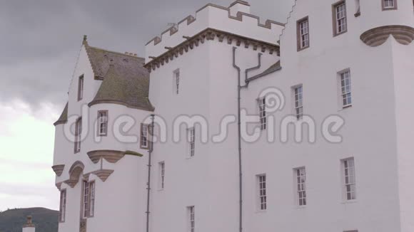 英国苏格兰布莱尔城堡侧景视频的预览图