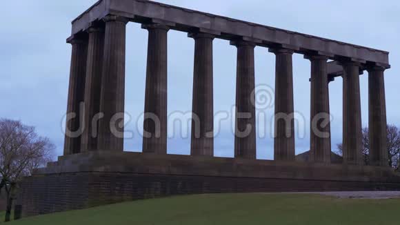 爱丁堡卡尔顿山国家纪念碑视频的预览图
