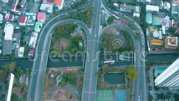 泰国Ekkamai区上方的曼谷航空景观视频的预览图