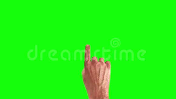 手移动技术显示器计算机平板电脑手指演示文稿手势互联网通信pc绿屏人视频的预览图