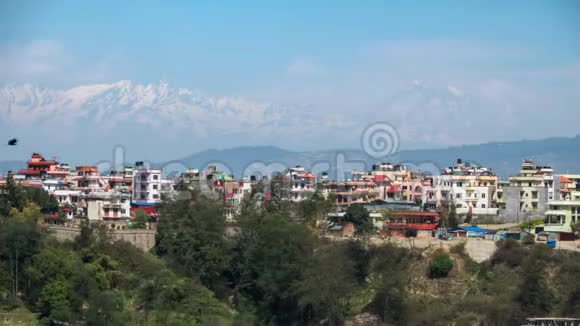 喜马拉雅山脉上空的云视频的预览图