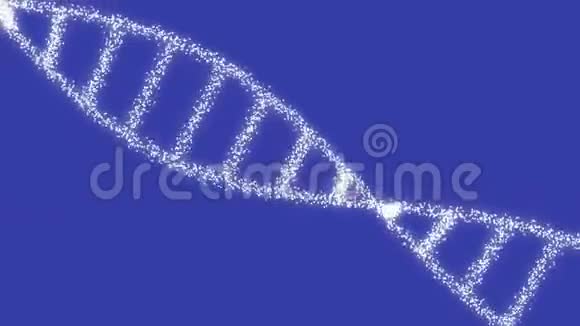用于科学和医学设计的DNA元素和分子医学遗传学化学等人类DNA和分子符号视频的预览图