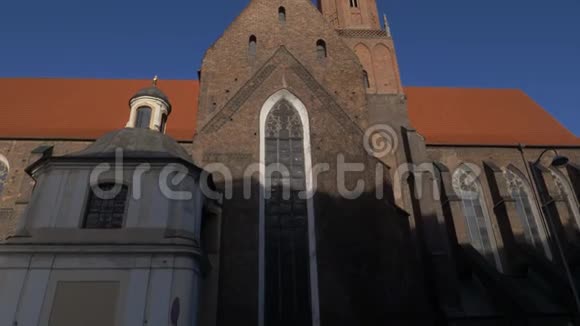 哥德式大教堂在波兰的沃克劳视频的预览图