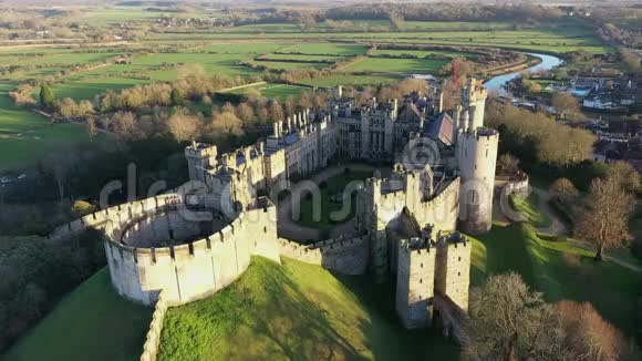阿伦德尔城堡阿伦德尔西苏塞克斯英国视频的预览图
