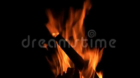 烧烤炉用的木制火视频的预览图