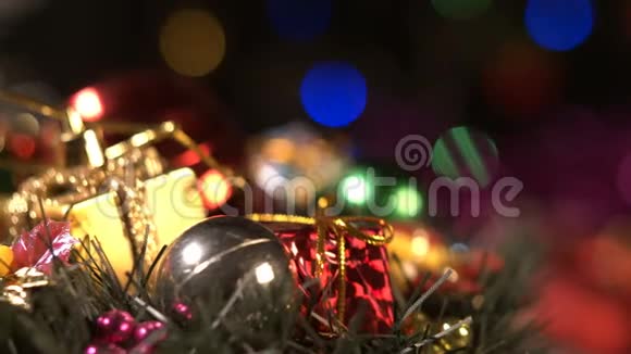 新年圣诞节或情人节和生日惊喜装饰视频的预览图