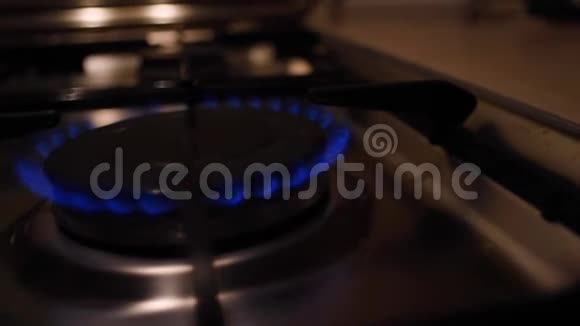 燃气灶火1台燃烧器视频的预览图