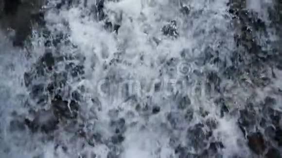 海波自然和狂野的波浪视频的预览图