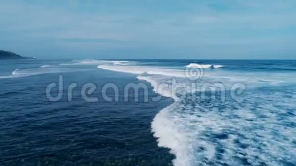 在大海的波涛中飞翔视频的预览图