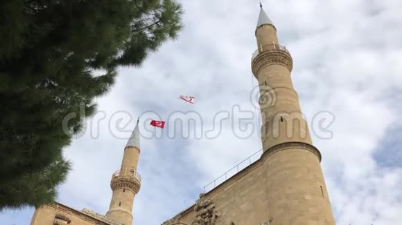 塞浦路斯尼科西亚土耳其塞利米耶清真寺视频的预览图