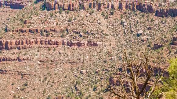亚利桑那州大峡谷国家公园的岩石形成视频的预览图