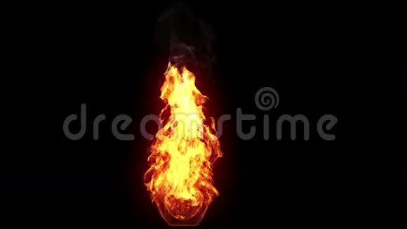 燃烧的火炬阿尔法循环视频的预览图
