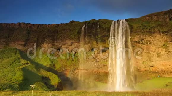 冰岛传统自然风景如画高清录像视频的预览图