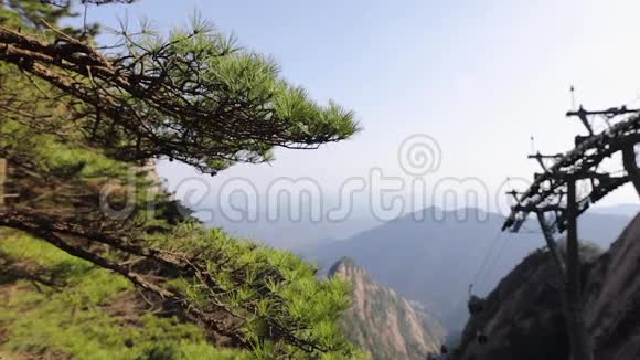 黄山中国安徽省黄山慢动作录像视频的预览图