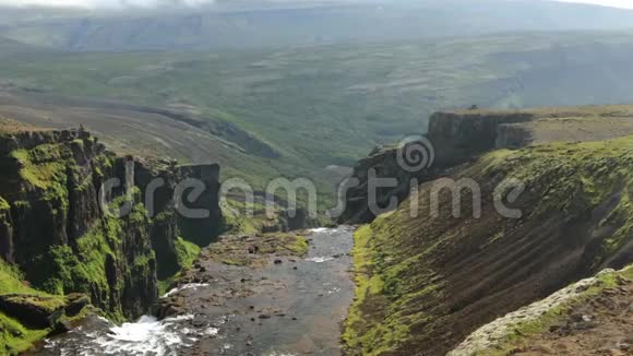 传统冰岛自然风景如画高清录像视频的预览图