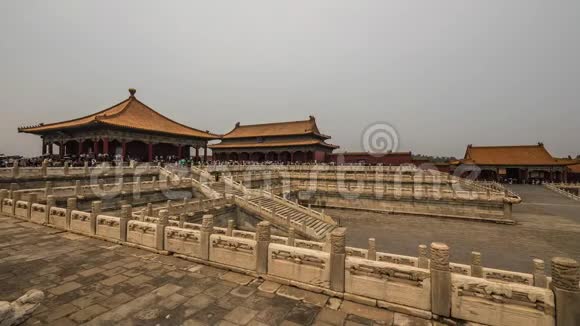 4K时间推移紫禁城北京总览视频的预览图