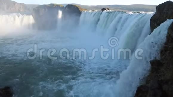 传统冰岛自然风景如画高清录像视频的预览图
