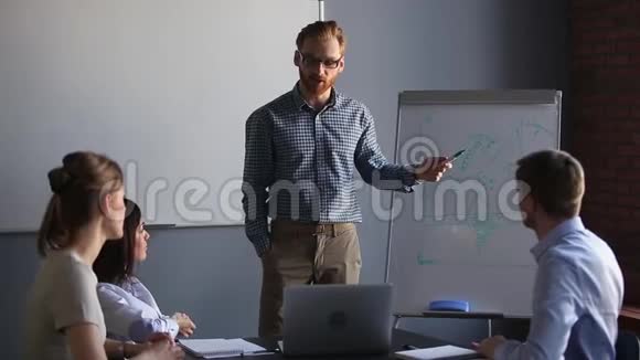 Redhead商务教练用Flipchart介绍公司员工视频的预览图