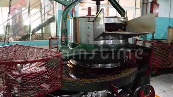 斯里兰卡茶叶厂旧机轧茶叶4k视频视频的预览图