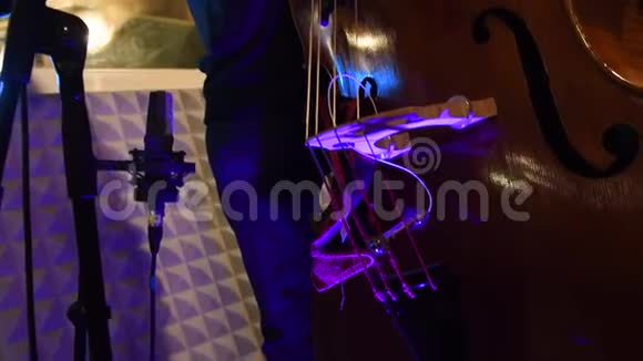 音乐家演奏双人乐器音乐室视频的预览图