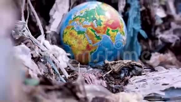 地球在垃圾里到处都是塑料生态视频的预览图