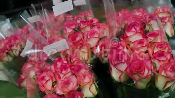 3月8日的鲜花生意最好的礼物是送给女孩的玫瑰视频的预览图