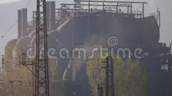 工厂大气污染的照片视频的预览图