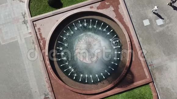 维特布斯克市的喷泉视频的预览图