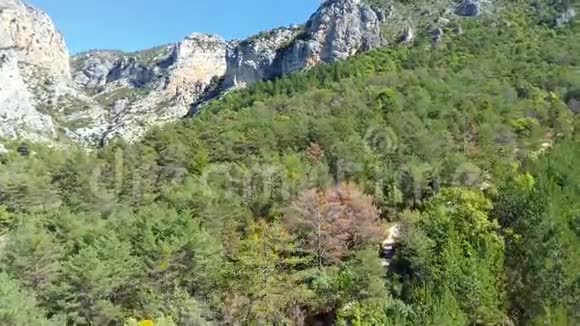 法国普罗旺斯阿祖尔普罗旺斯峡谷视频的预览图