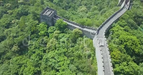 中国长城空中镜头无人机镜头北京视频的预览图