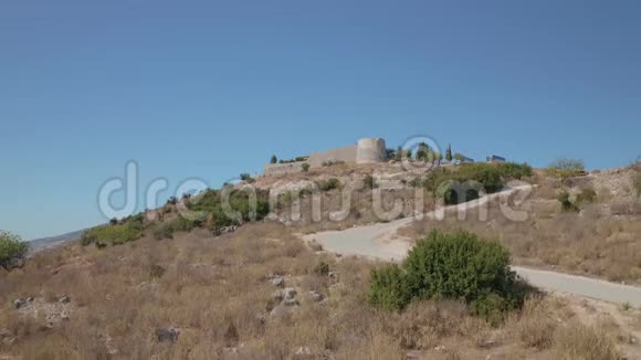 阿尔巴尼亚Sarande的Lekuresi城堡历史遗迹视频的预览图