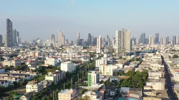 泰国首都曼谷的空中景观视频的预览图