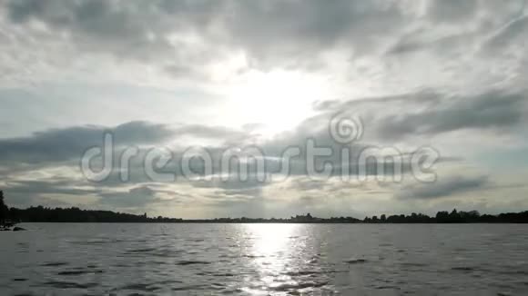 德国班特湖美丽的时光流逝视频的预览图