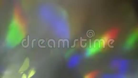 可循环彩虹纹理超现实主义的光线泄漏平静的光脉冲乱呃3840x2160视频的预览图